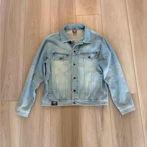 VTG Lost Enterprises Jean Jacket Men's Grunge Skater Y2K 90s Medium